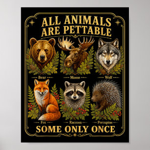 Vintage Retro Nature Poster