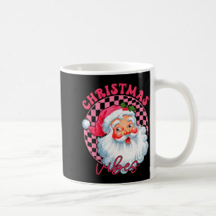 Vintage Retro Nk Santa Christmas Vibes Groovy Nk S Coffee Mug