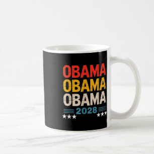 Vintage Retro Obama For President 2028 Coffee Mug