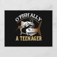 Vintage Retro O'Fishally A Teen