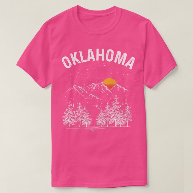 Vintage Retro Oklahoma State T-Shirt (Design Front)