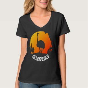 Vintage Retro Ostrich  Allegedly 1 T-Shirt