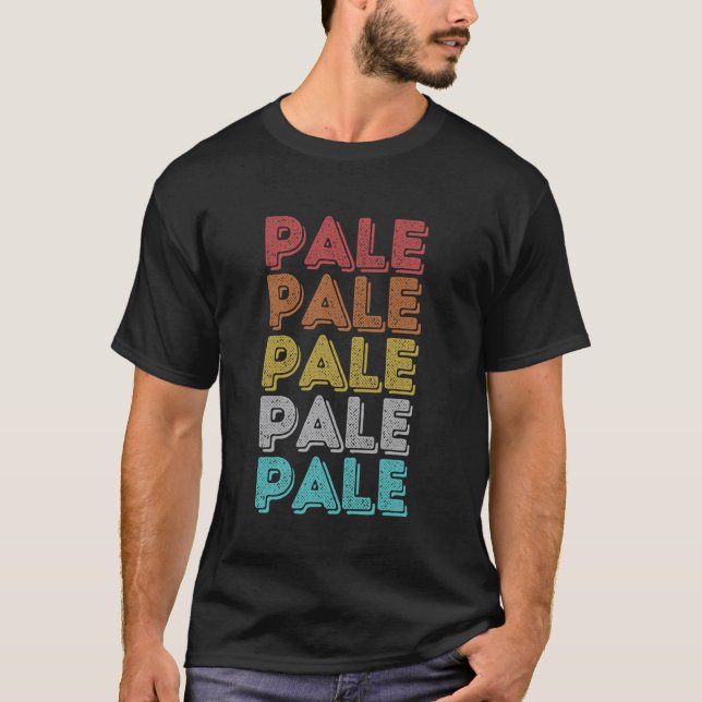 Vintage Retro Pale T-Shirt (Front)