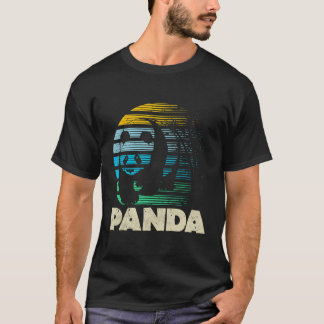 Vintage Retro Panda Bear Cool Spirit Animal Zoo Ke T-Shirt