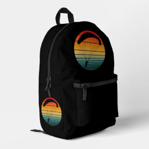 Vintage Retro Parachute Printed Backpack