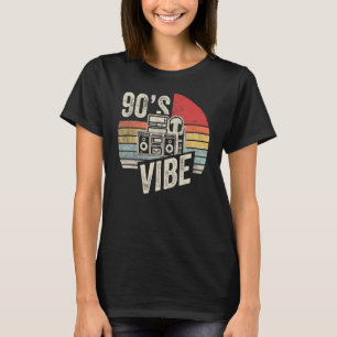 Vintage Retro Party Nineties 90s Vibe 1990s Music T-Shirt
