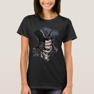 Vintage Retro Patriot Defiant Since 1776 Us Flag 4 T-Shirt