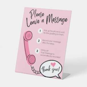 Vintage Retro Phone Audio Guest Book Sign