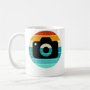 Vintage Retro Photographer Camera Graphic Photogra Coffee Mug