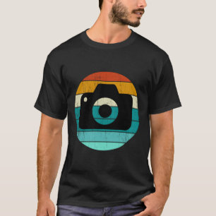 Vintage Retro Photographer Camera Graphic Photogra T-Shirt