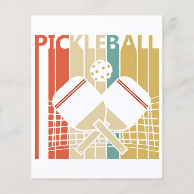 Vintage Retro Pickleball  (Front)