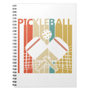 Vintage Retro Pickleball  Notebook