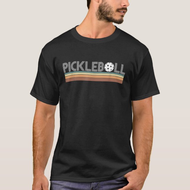 Vintage retro pickleball T-Shirt (Front)