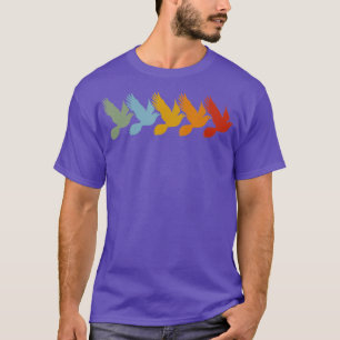 Vintage Retro Pigeon Animal Lover Zookeeper T-Shirt