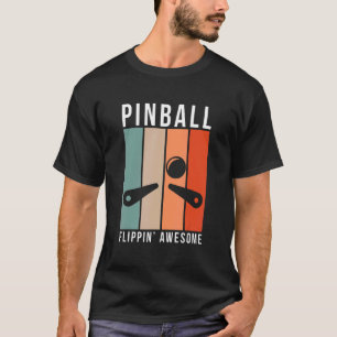 Vintage Retro Pinball Flippin Awesome Pinball Mach T-Shirt