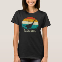 Vintage Retro Pine Tree Dadsaurus Brontosaurus Din