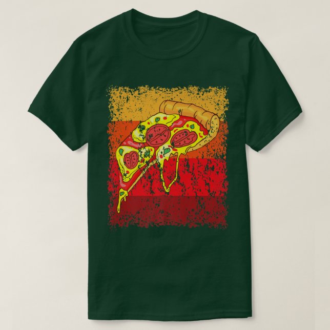 Vintage Retro Pizza 1832  T-Shirt (Design Front)