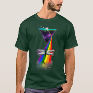 Vintage Retro Prism Dragonfly T-Shirt