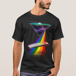Vintage Retro Prism Harmonica T-Shirt