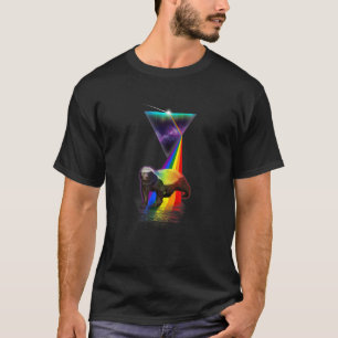 Vintage Retro Prism Honey Badger T-Shirt