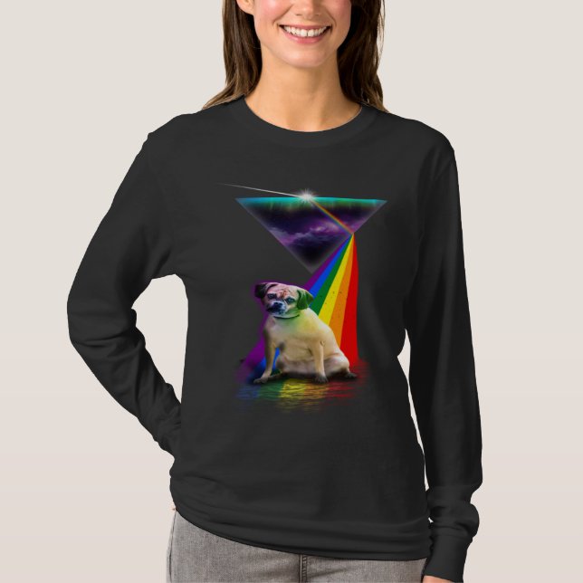 Vintage Retro Prism Puggle T-Shirt (Front)