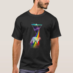 Vintage Retro Prism Racoon T-Shirt