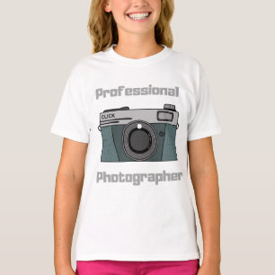 Vintage Retro Professional Photographer Camera T-Shirt