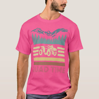 Vintage Retro Quad Time   T-Shirt