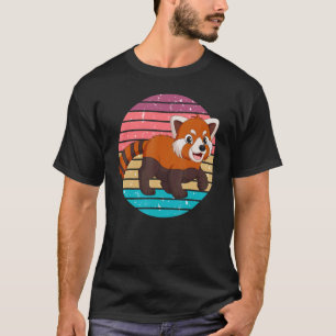 Vintage Retro Red Panda Fun Red Pandas Animal   Gr T-Shirt