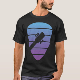 Vintage Retro Rock & Roll Music and Guitar Lover T-Shirt