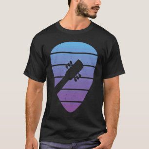 Vintage Retro Rock & Roll Music and Guitar Lover   T-Shirt