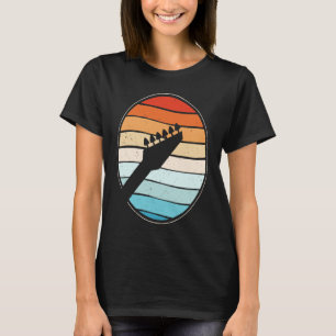 Vintage Retro Rock & Roll Music and Guitar Lover   T-Shirt