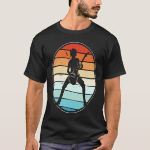 Vintage Retro Rock & Roll Music and Guitar Lover   T-Shirt