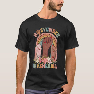 Vintage Retro Roevember November Feminist Women's T-Shirt