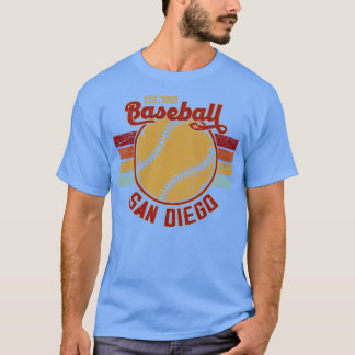 Vintage Retro San Diego Baseball Est 1969 Baseball T-Shirt