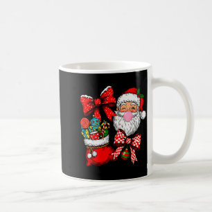 Vintage Retro Santa Christmas Bubble Gum Coquette Coffee Mug