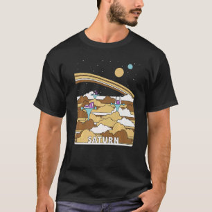 Vintage Retro Saturn National Park Saturn Rings L T-Shirt