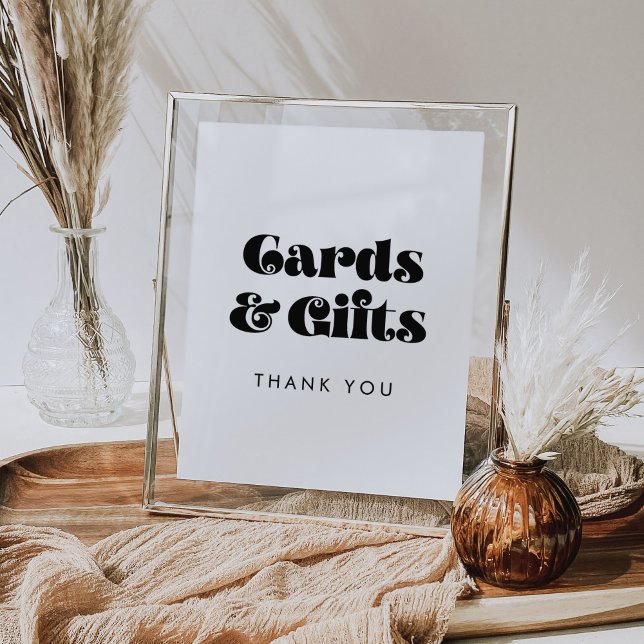 Vintage Retro Script Cards & Gifts Sign (Creator Uploaded)