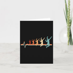 Vintage Retro Shuttle Badminton Card