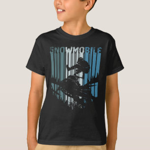 Vintage Retro Snowmobile T-Shirt