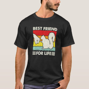 Vintage Retro Squirrel Best Friend For Life Fist B T-Shirt