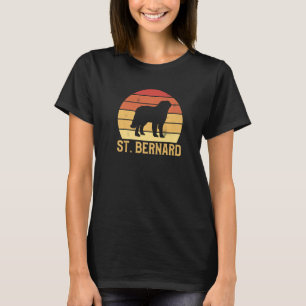 Vintage Retro St. Bernard Dog Lover Premium T-Shirt