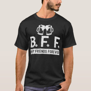 Vintage Retro St Patricks BFF Funny Beer Friend Fo T-Shirt