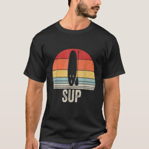 Vintage Retro Stand Up Paddle Board Paddleboarding T-Shirt
