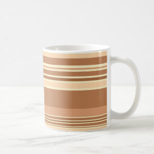 Vintage Retro Stripes Pattern #3 - Mugs