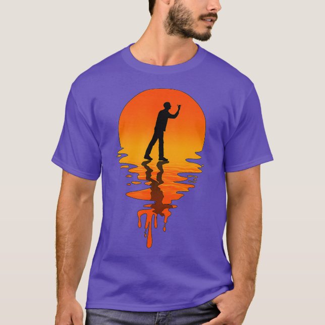 Vintage Retro Style Darts T-Shirt (Front)