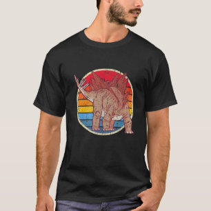Vintage Retro Style Dinosaur I Stegosaurus T-Shirt