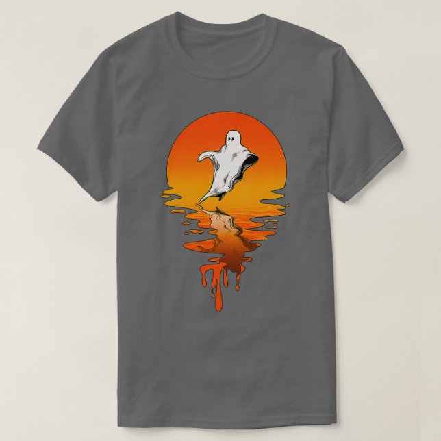 Vintage Retro Style Ghost Hunt T-Shirt (Design Front)