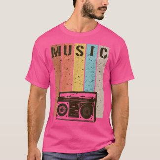 Vintage Retro Style, Pop Music 3232 T-Shirt
