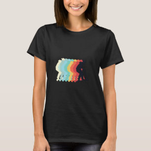 Vintage Retro Style Scooter Stunt Outfit T-Shirt